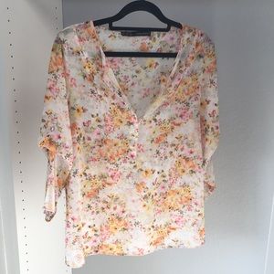 Zara Floral Blouse